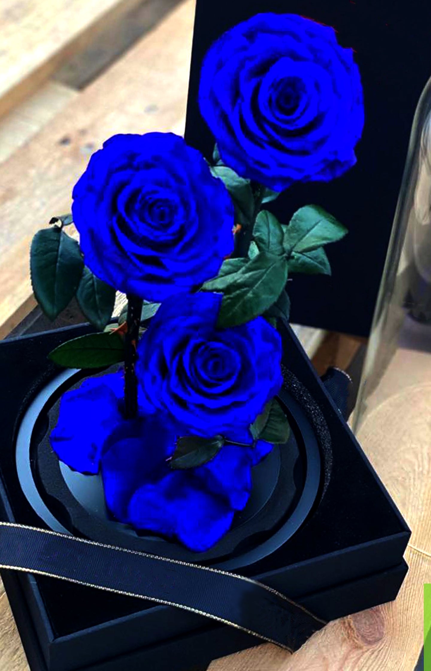 Royal Blue Infinity Rose  (Forever Rose)