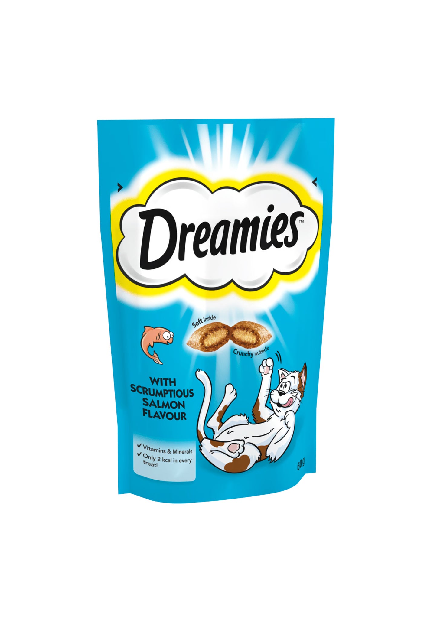 Dreamies with Scrumptious Salmon Flavour 60g