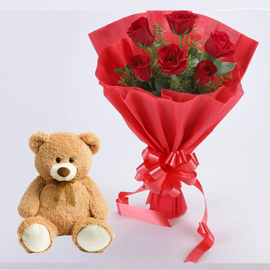 Rosy Love Affair & Teddy Bear