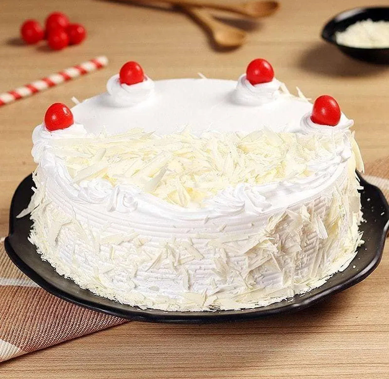 White Forest Cake