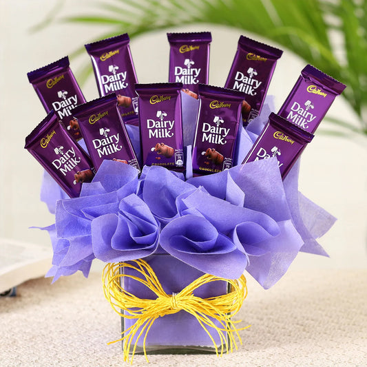 Mother's Day - Purple Love Milk Chocolate Bouquet