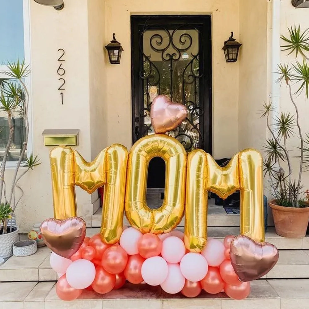 Mother's Day - Adorable MOM Balloon Bouquet