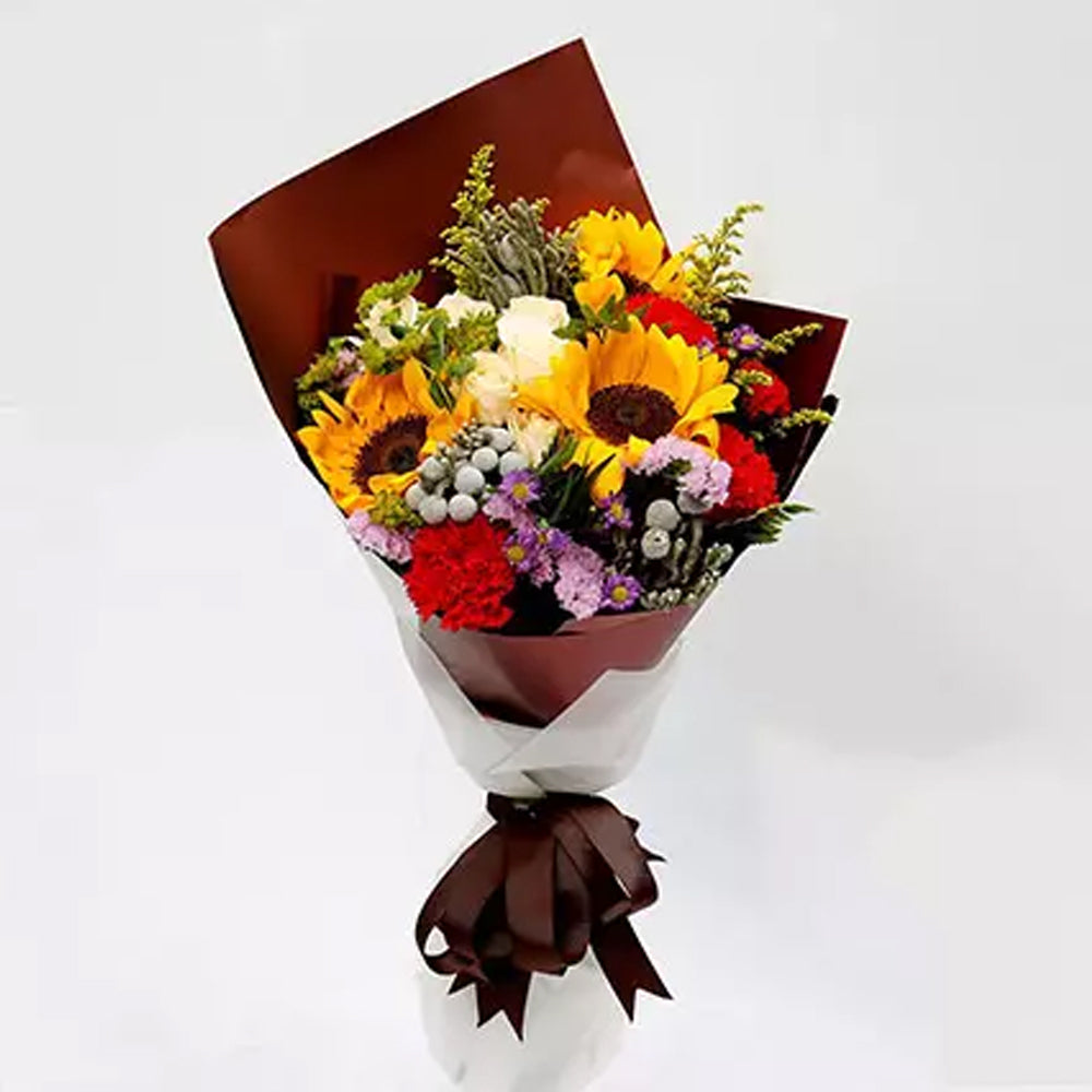 Eid Al Adha - Joyful Bouquet Of Mixed Flowers Standard