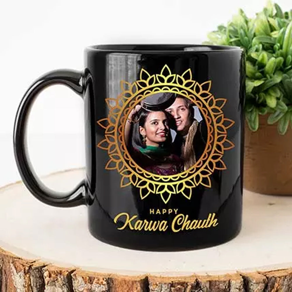 Karwa Chauth- 14 Oct - Happy Karva Chauth Personalised Mug