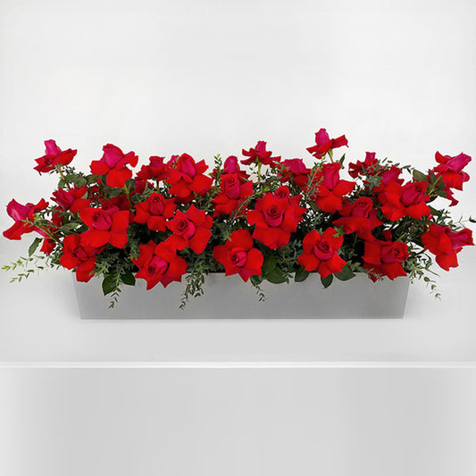 Fresh Flower Box - Red Rose Flower Box