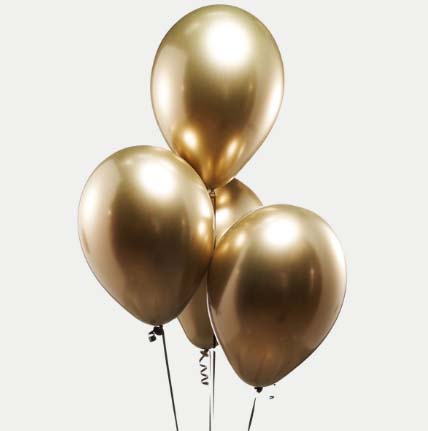 GOLD BALLOONS