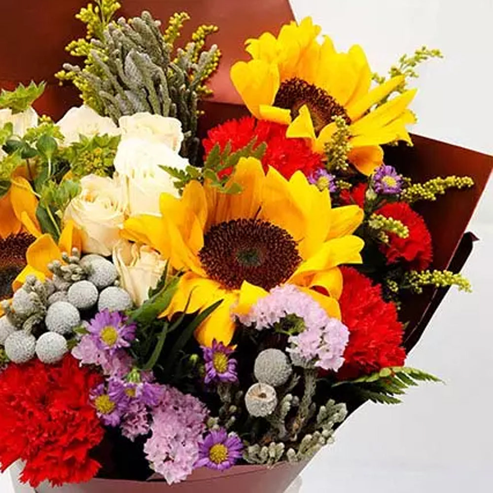 Eid Al Adha - Joyful Bouquet Of Mixed Flowers Standard