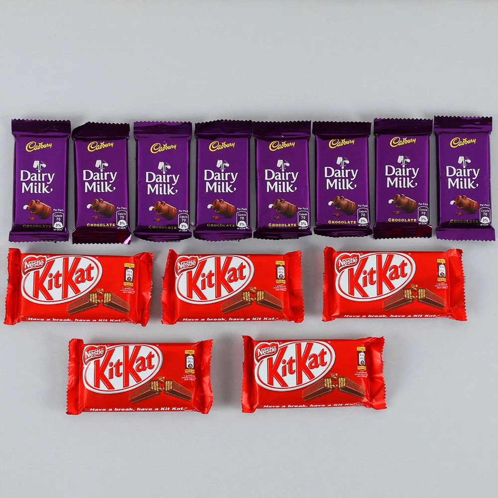 Kitkat Dairy Milk Rich Chocolate Valentines Gift Hamper