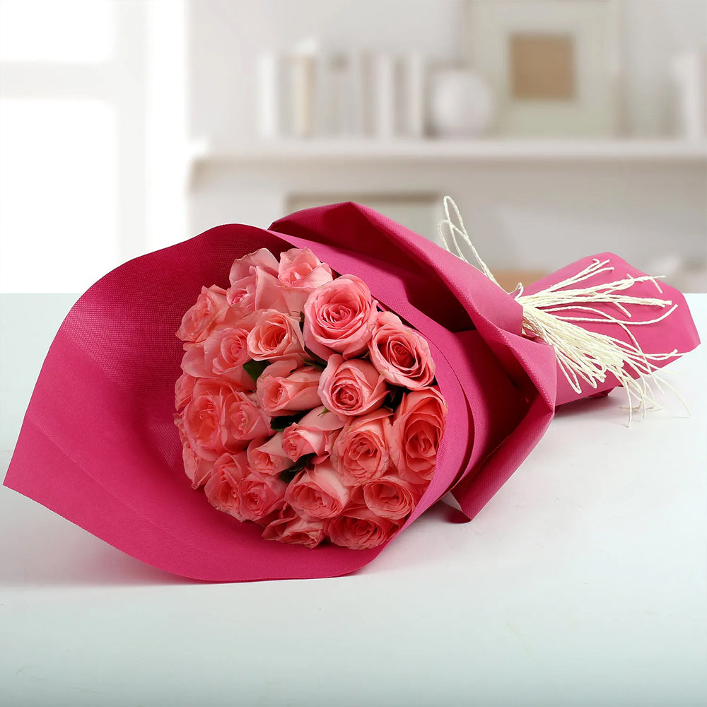 Mother's Day - Cute Pink Roses Bunch