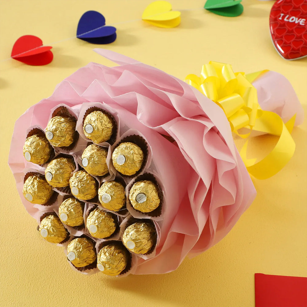 Womens Day Special - 8th March - Luxury Ferrero Rocher Bouquet