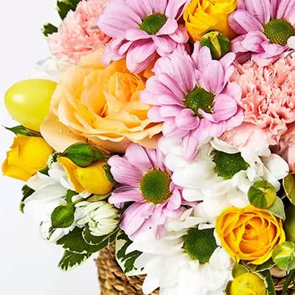 Easter - Exotic Flowers Basket Arrangement