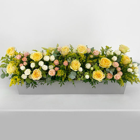 Fresh Flower Box - Pearl Rose Flower Box