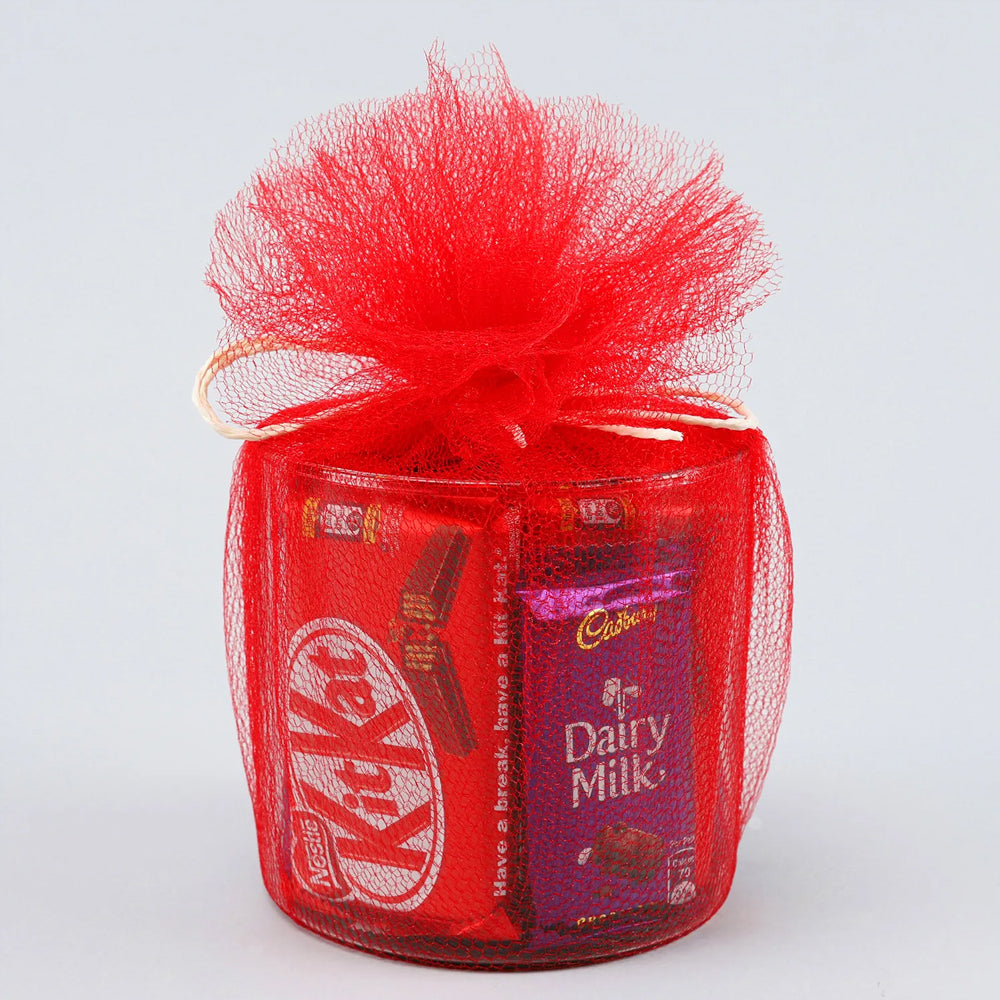 Buy Be Mine Keepsake with Cadbury Dairy Milk Gift Hamper from Giftcart.com