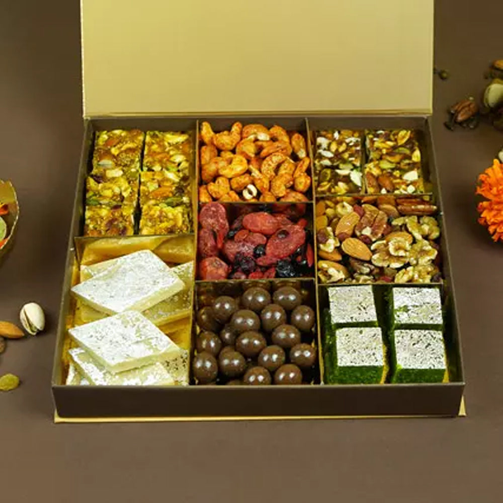 Holi - Assorted Sweets n Dry Fruits Big Box