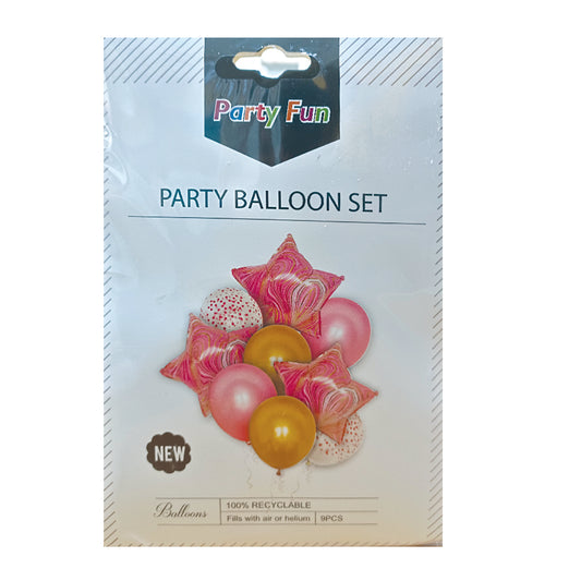 MULTICOLOUR PARTY FUN BALLOONS