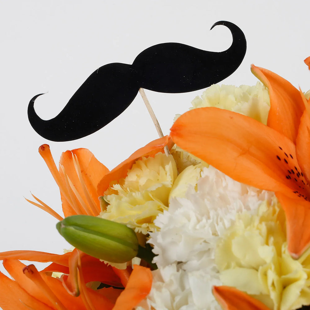 Father's Day - Orange Lilies & Mixed Carnations FNP Box